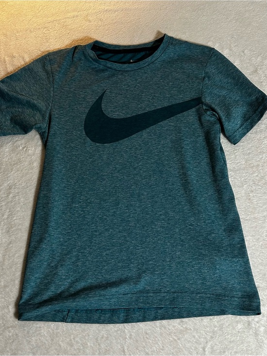 Nike Other - Nike Youth Teal Heather Short Sleeve Swoosh Tee